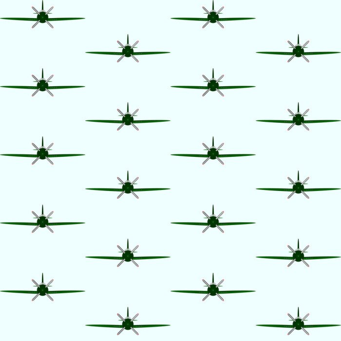 Behang Old fighter naadloze patroon achtergrond