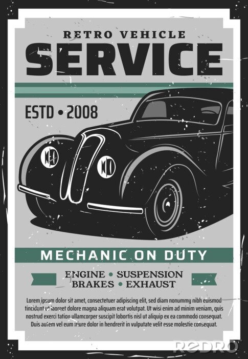 Behang Oldtimerservice