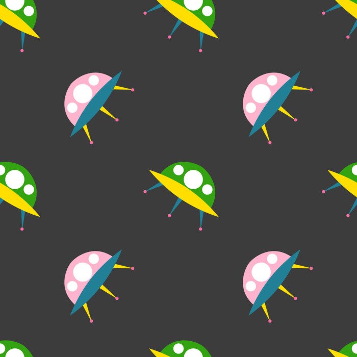 Behang Ongeïdentificeerde vliegende objecten