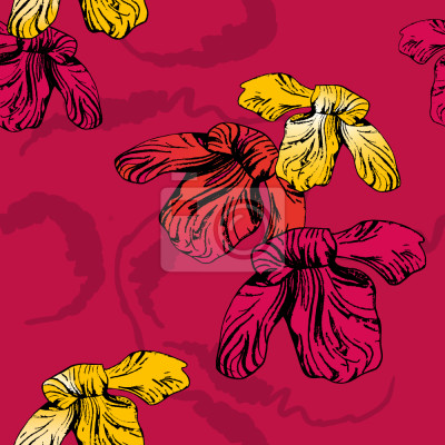 Behang Orchidee Pink