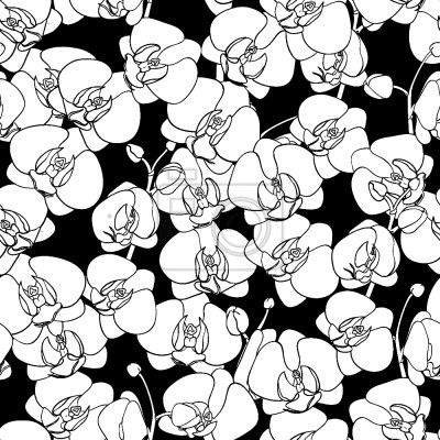 Behang Orchideeën Dans