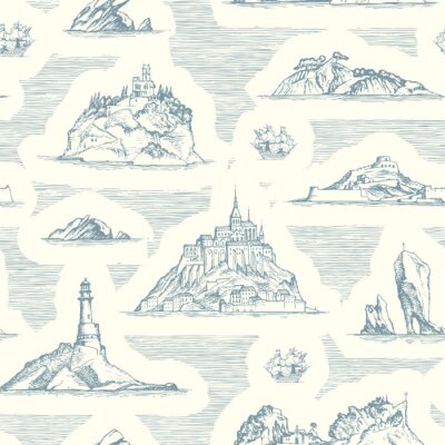 Behang Paleis in de bergenwijnoogst