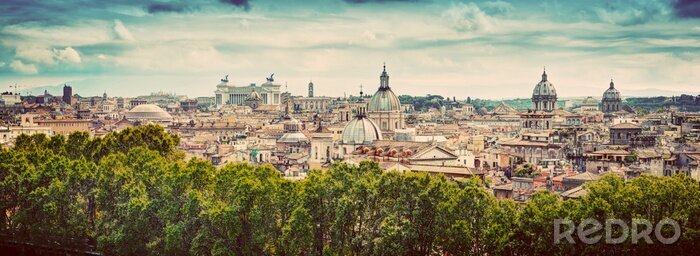 Behang Panorama van het oude Rome