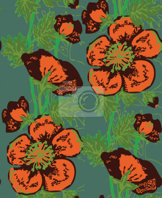 Behang Papaververslaving