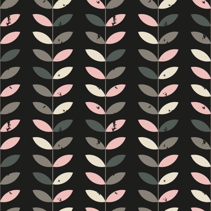 Behang Parallelle twijgen