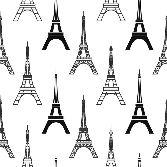 Behang parijs patroon