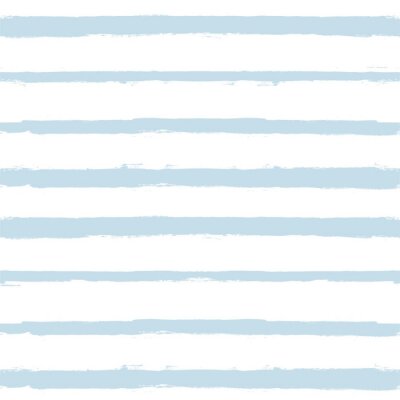 Behang Pastelblauwe strepen op een blauwe achtergrond