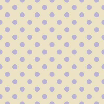 Behang Patroon met paarse stippen