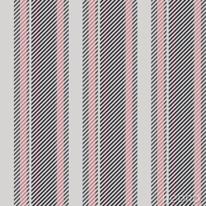 Behang Patroon met strepen en driedimensionaal effect