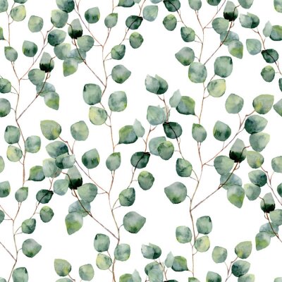 Patroon van eucalyptus blad
