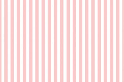Behang Patroon van witte en roze rechte strepen
