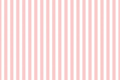 Behang Patroon van witte en roze rechte strepen
