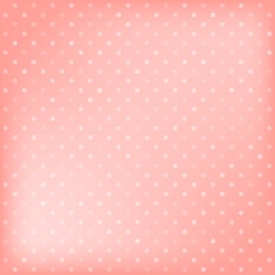 Sticker Polka dot roze achtergrond