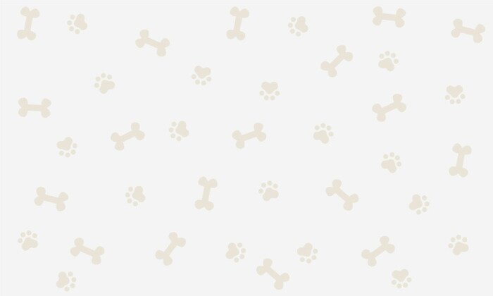 Behang Pootafdrukken en botten voor honden