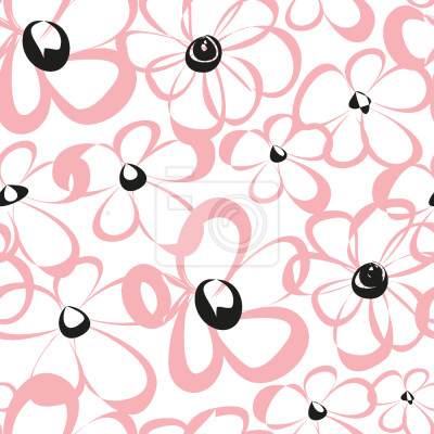 Behang Pop-up Bloemen