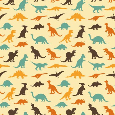 Behang Prehistorische dinosaurussen