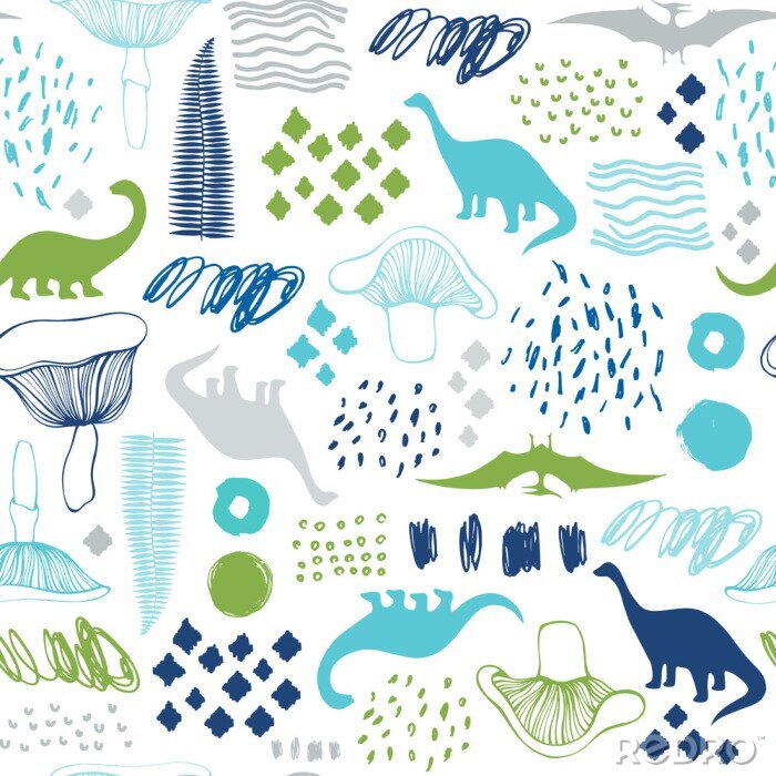 Behang Prehistorische tekeningen