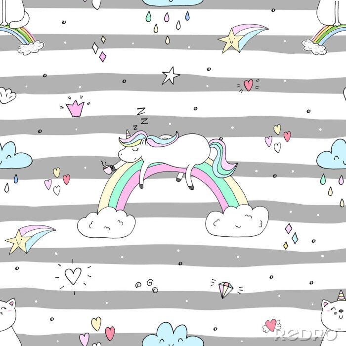 Behang Regenboog dromen