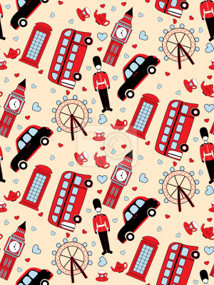 Behang Reis naar Londen