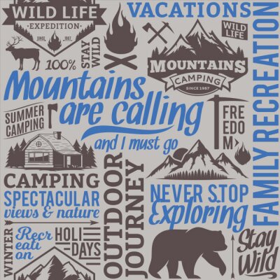 Behang Reizen in Amerika