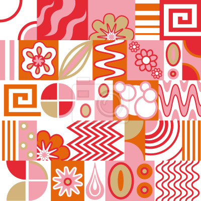 Behang Retro Light Potpourri