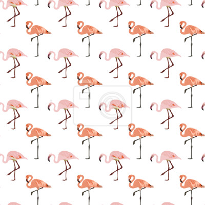 Behang Roze Flamingo