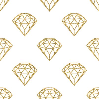 Behang Ruitpatroon op een witte achtergrond