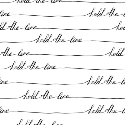 Behang Seamlesgeklets van de lijnuitdrukking, vectorachtergrond houden