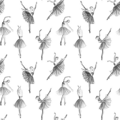 Behang Seamless ballerina