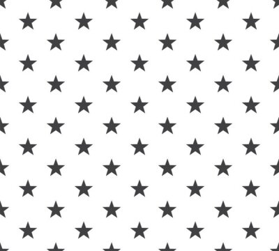 Behang Seamless star pattern. Stars seamless pattern. Seamless pattern with star in sky.