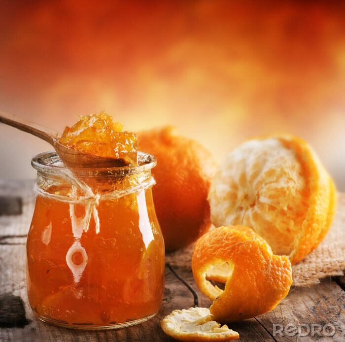 Behang Sinaasappeljam