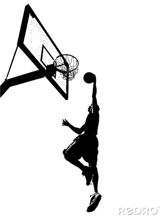 Behang Slam Dunk Silhouette