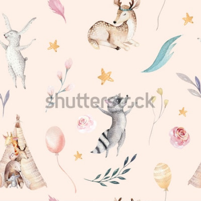 Behang Sprookjesachtige wilde dieren