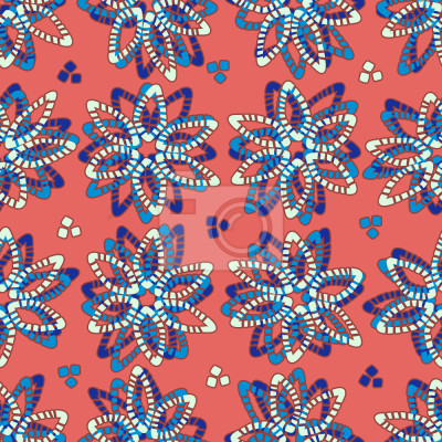 Behang stenen Bloemen