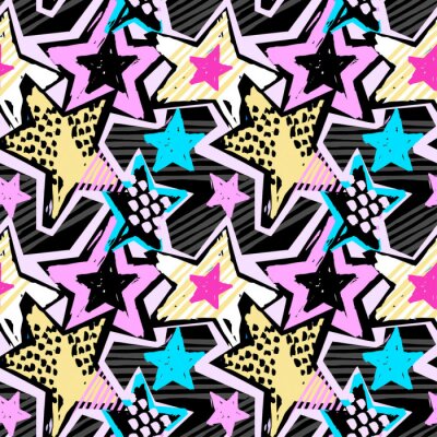 Behang Street art kleurrijke graffiti sterren