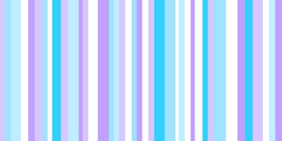 Behang Strepen patroon in blauw- en paarstinten
