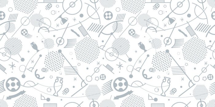 Behang Symbolen voor voetbalwedstrijden