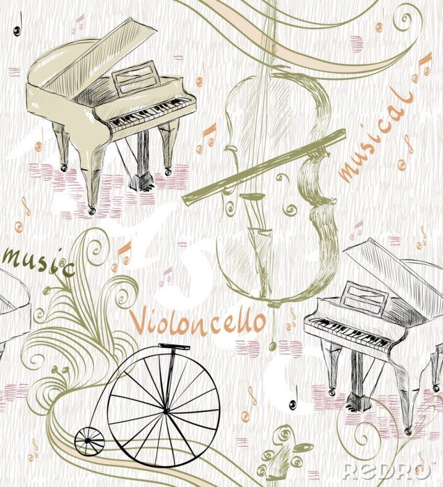 Behang symfonieorkest