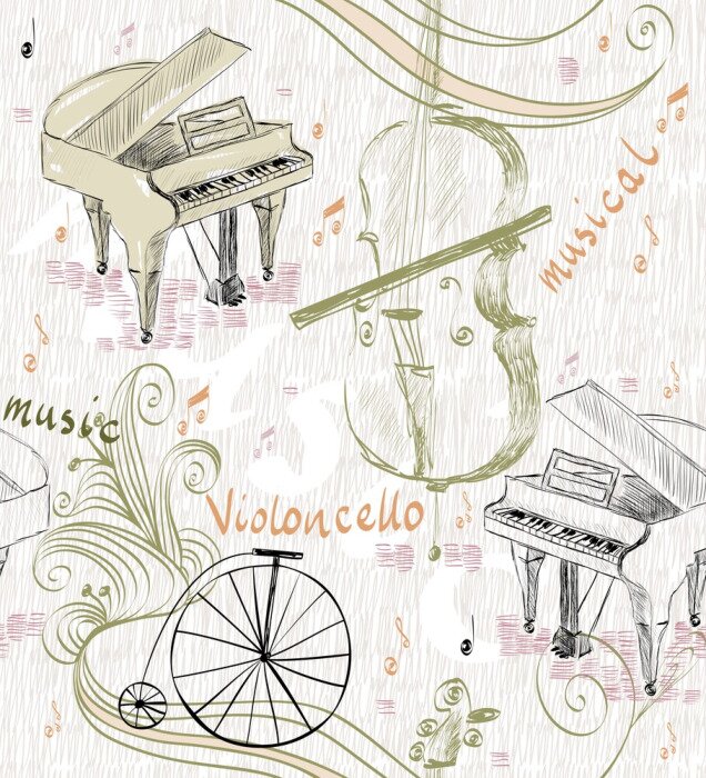 Behang symfonieorkest