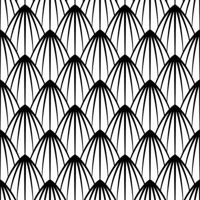 Behang Symmetrisch bergmotief