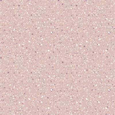 Behang Terrazzo marble seamless pattern. Vector texture of mosaic floor with natural stones, granite, marble, quartz, limestone, colored glass, concrete. Terazzo flooring. Sandy background in pastel colors