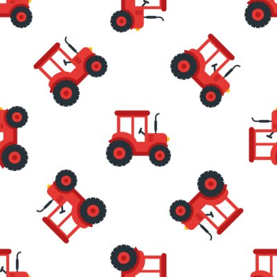 Behang Tractor naadloos
