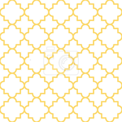 Behang traditionel Quatrefoil