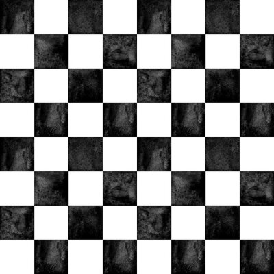 Behang Trendy geruite patroonachtergrond