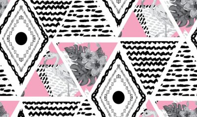 Behang Tropisch jeugdpatroon