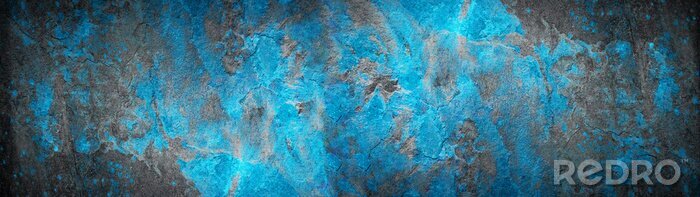 Behang Turquoise beton