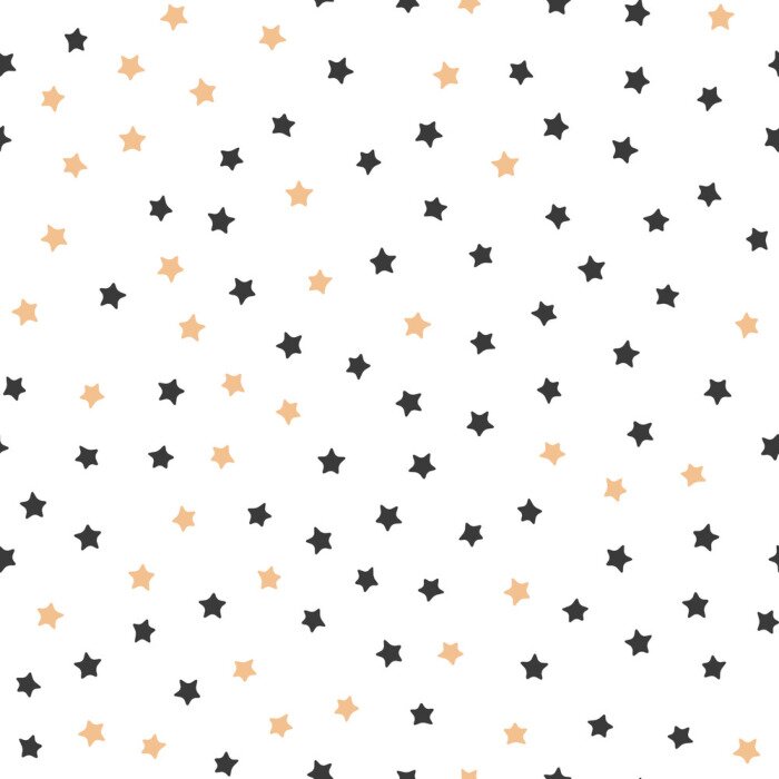 Behang Tweekleurige sterren op een witte achtergrond