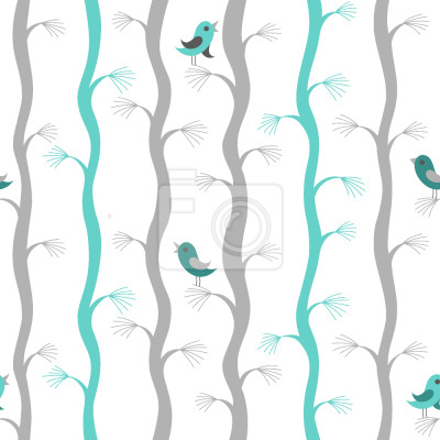 Behang Tweeten In het struikgewas