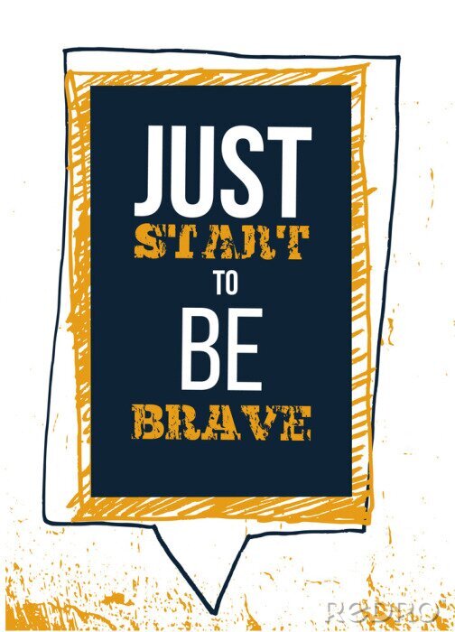 Behang Typografische illustratie van een komische tekstballon