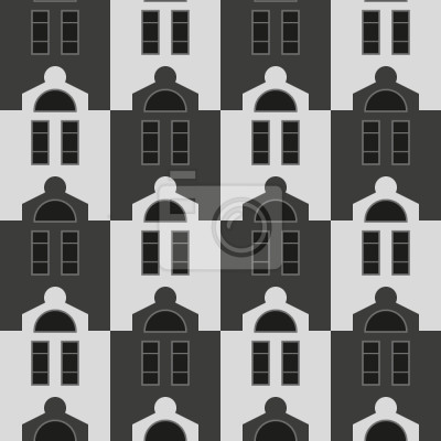 Behang uniform Huizen